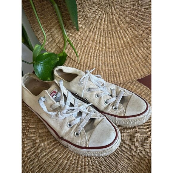 Converse women’s size 6 men’s size 4 white sneakers - Picture 2 of 11
